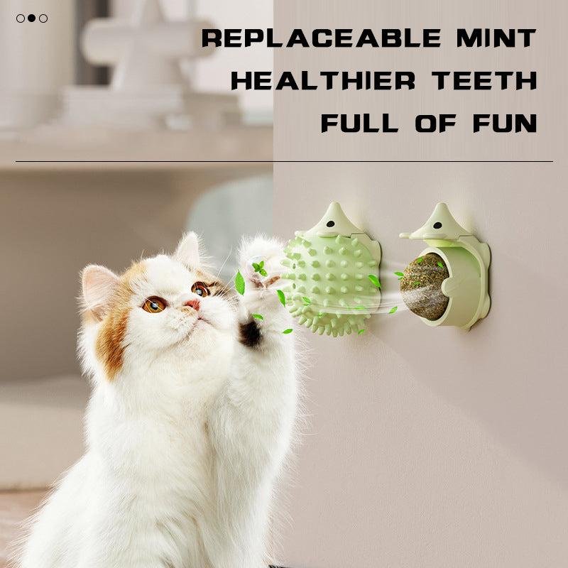 Hedgehog Corner Self-Groomer for cats