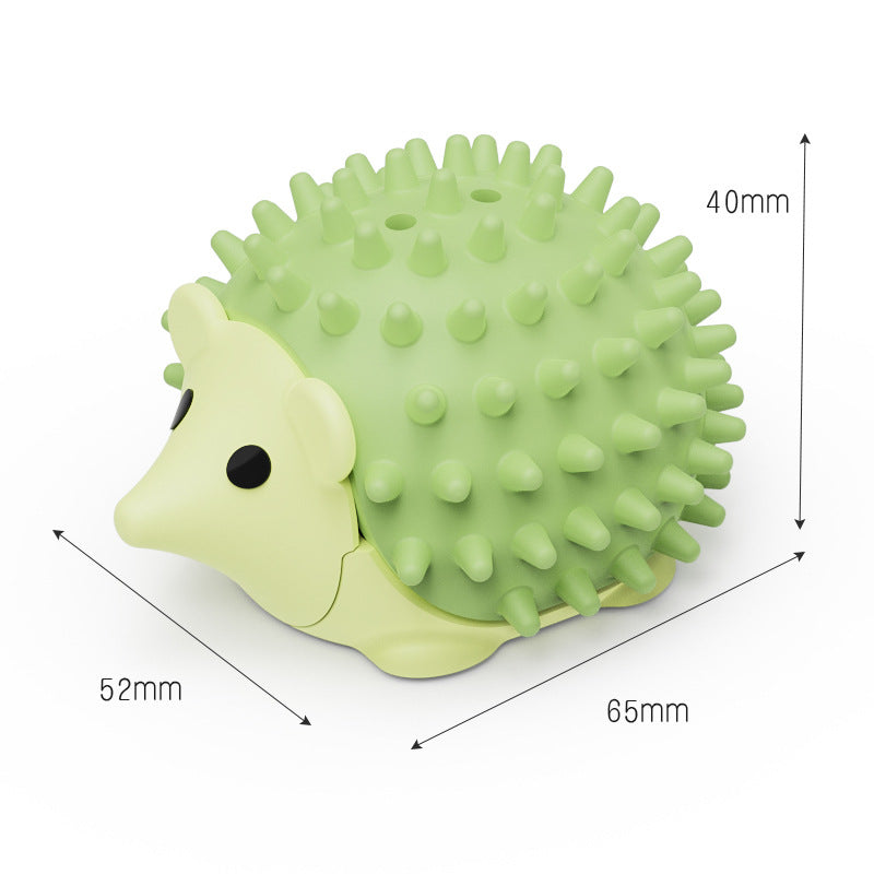 Hedgehog Corner Self-Groomer catnip pocket