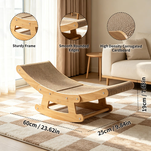 2-in-1 Rocking Scratcher Lounge, alternate view 1