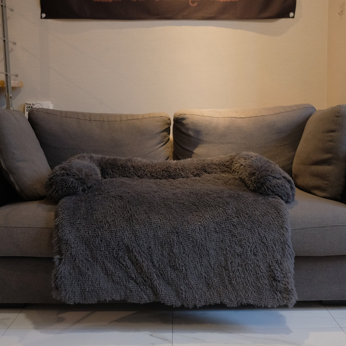 Fluffy Calming Dog Bed, alternate view 4