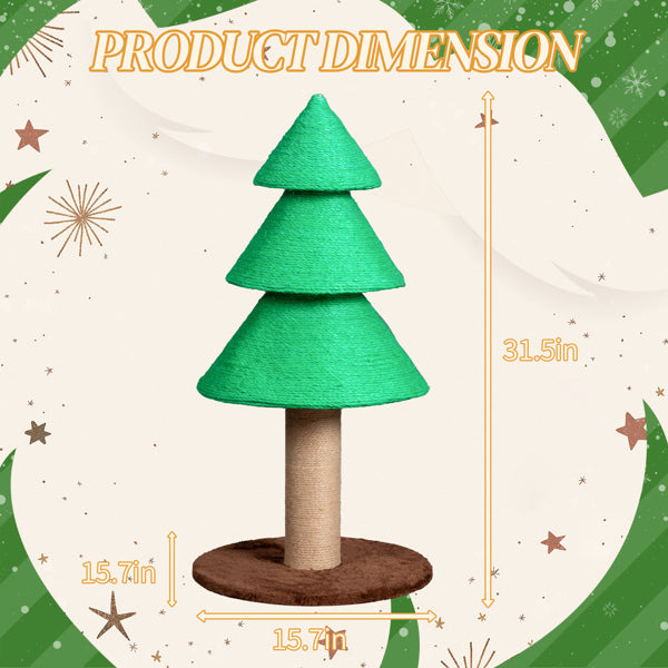 Christmas Tree Cat Scratcher, alternate view 2