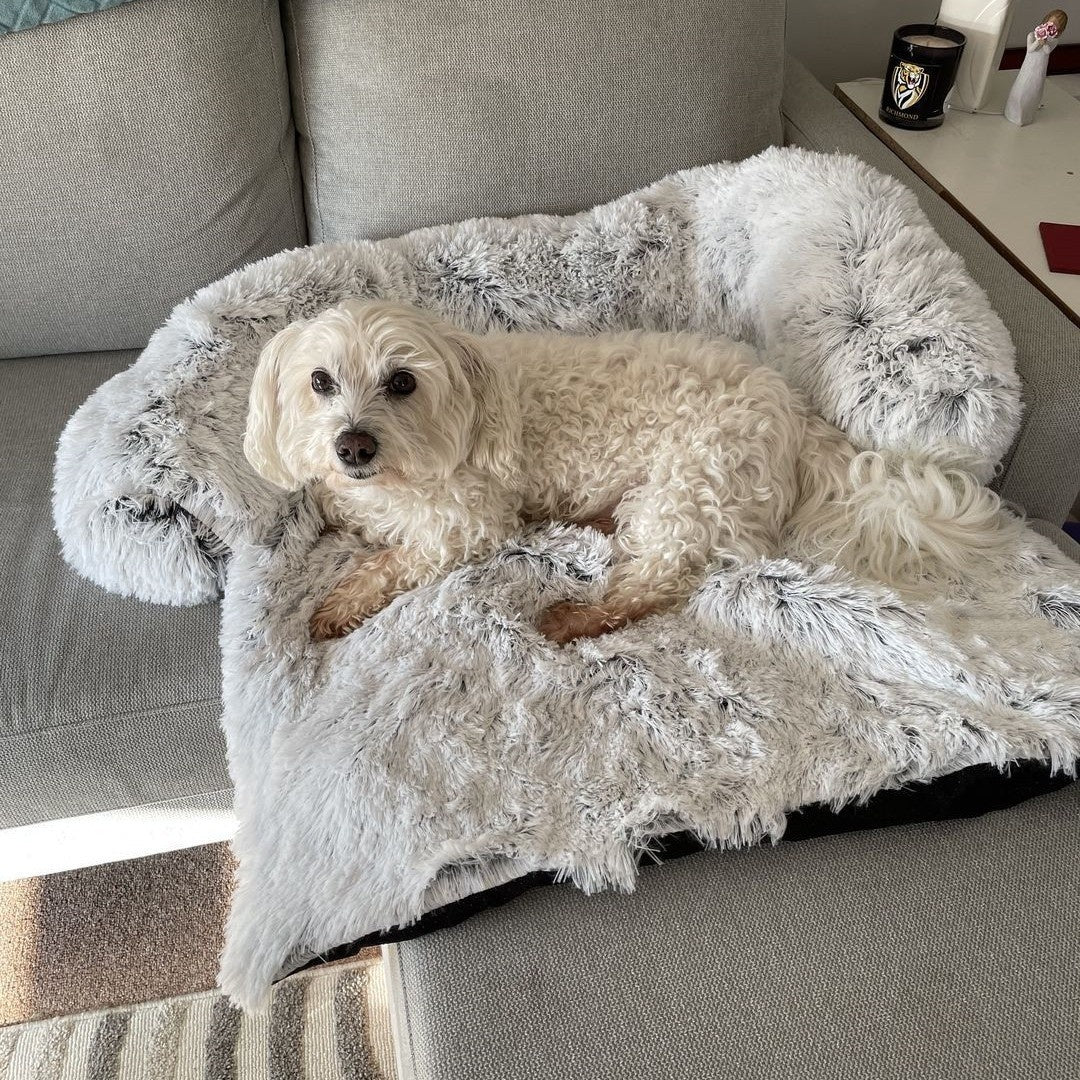 Fluffy Calming Dog Bed, alternate view 5