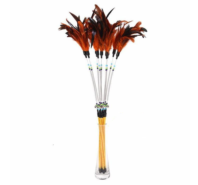 Feather and Bell Cat Wand, alternate view 3