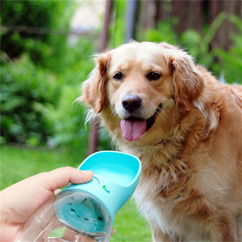 Walkies Water Bottle with the drinking trough open