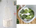 Macrame Hanging Cat Bed set with hanger and cushion