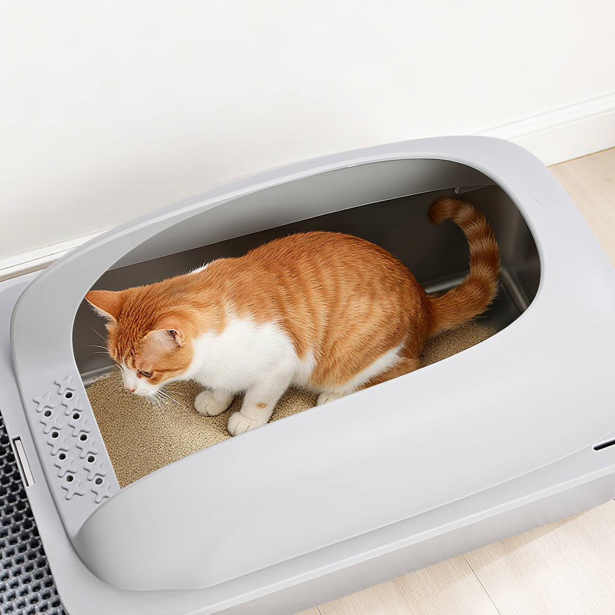 Stainless Steel Covered Litter Box, alternate view 7