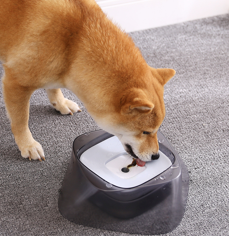 No-Splash Floating Dog Water Bowl features