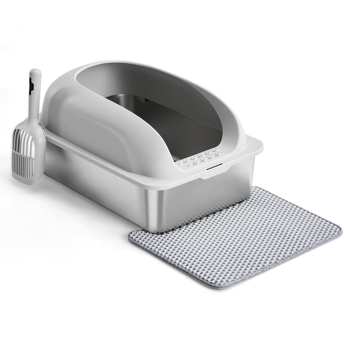 Stainless Steel Covered Litter Box, alternate view 5