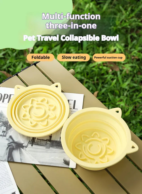 3-in-1 Collapsible Travel Bowl, alternate view 1