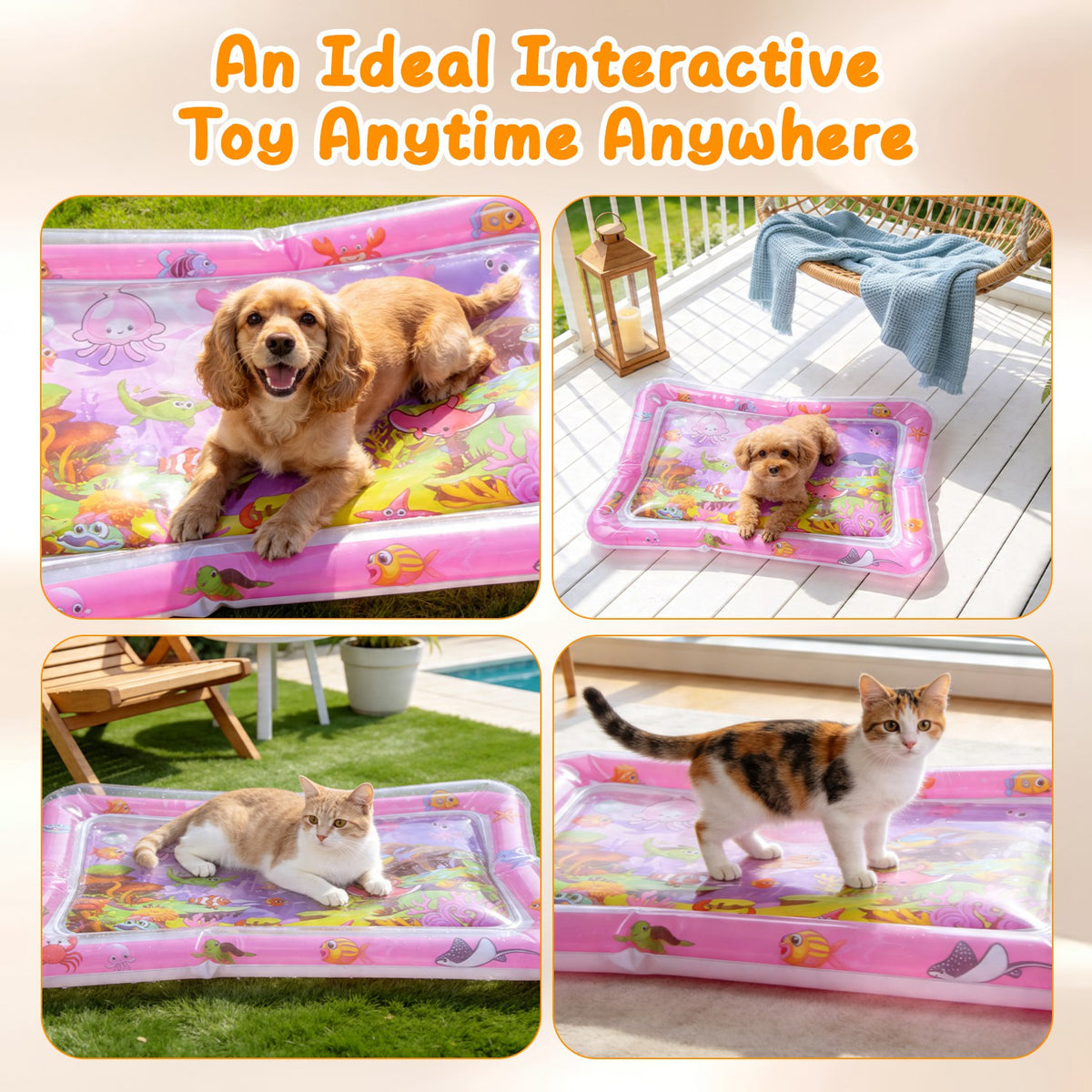 Cat Water Play Mat, view 2