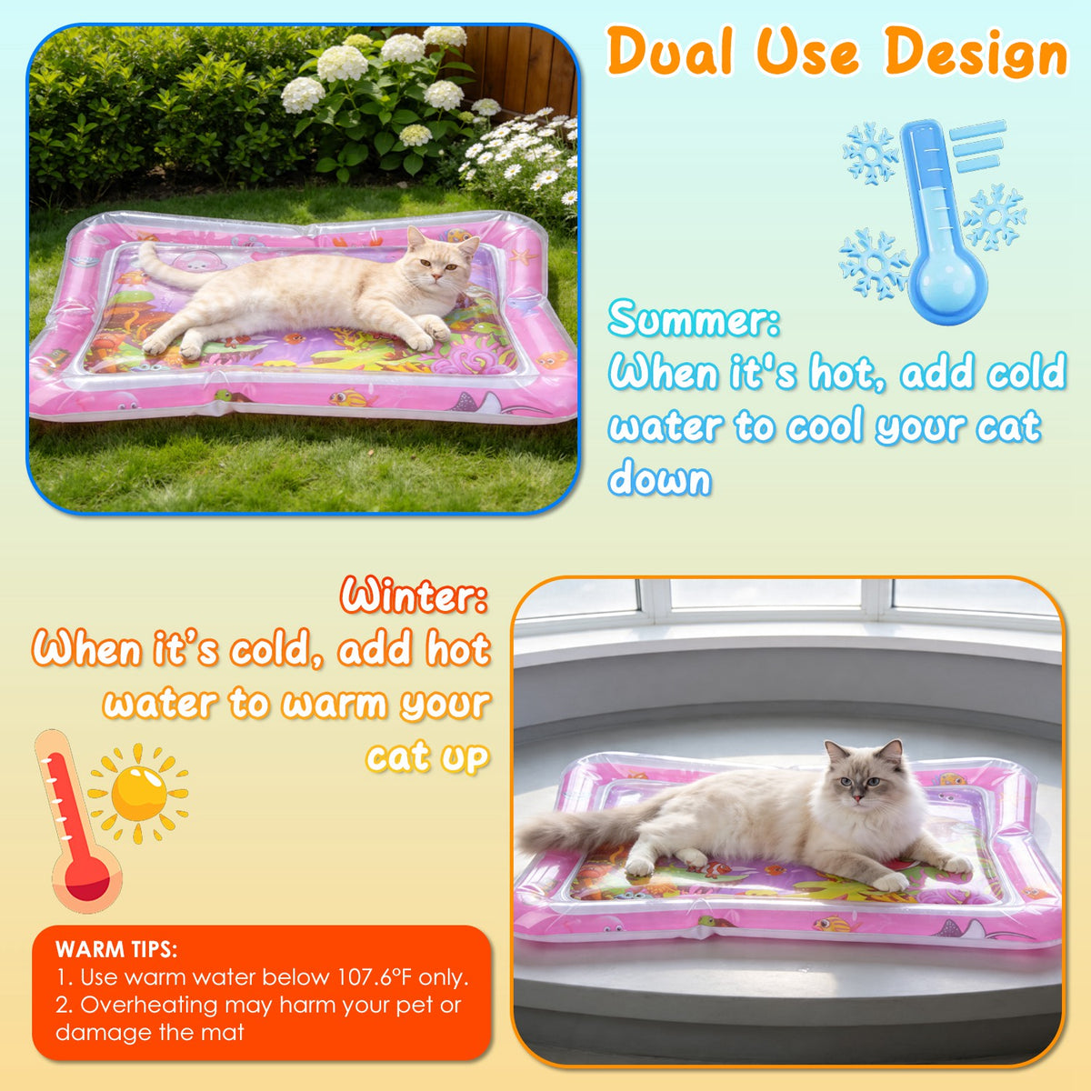 Cat Water Play Mat, view 3