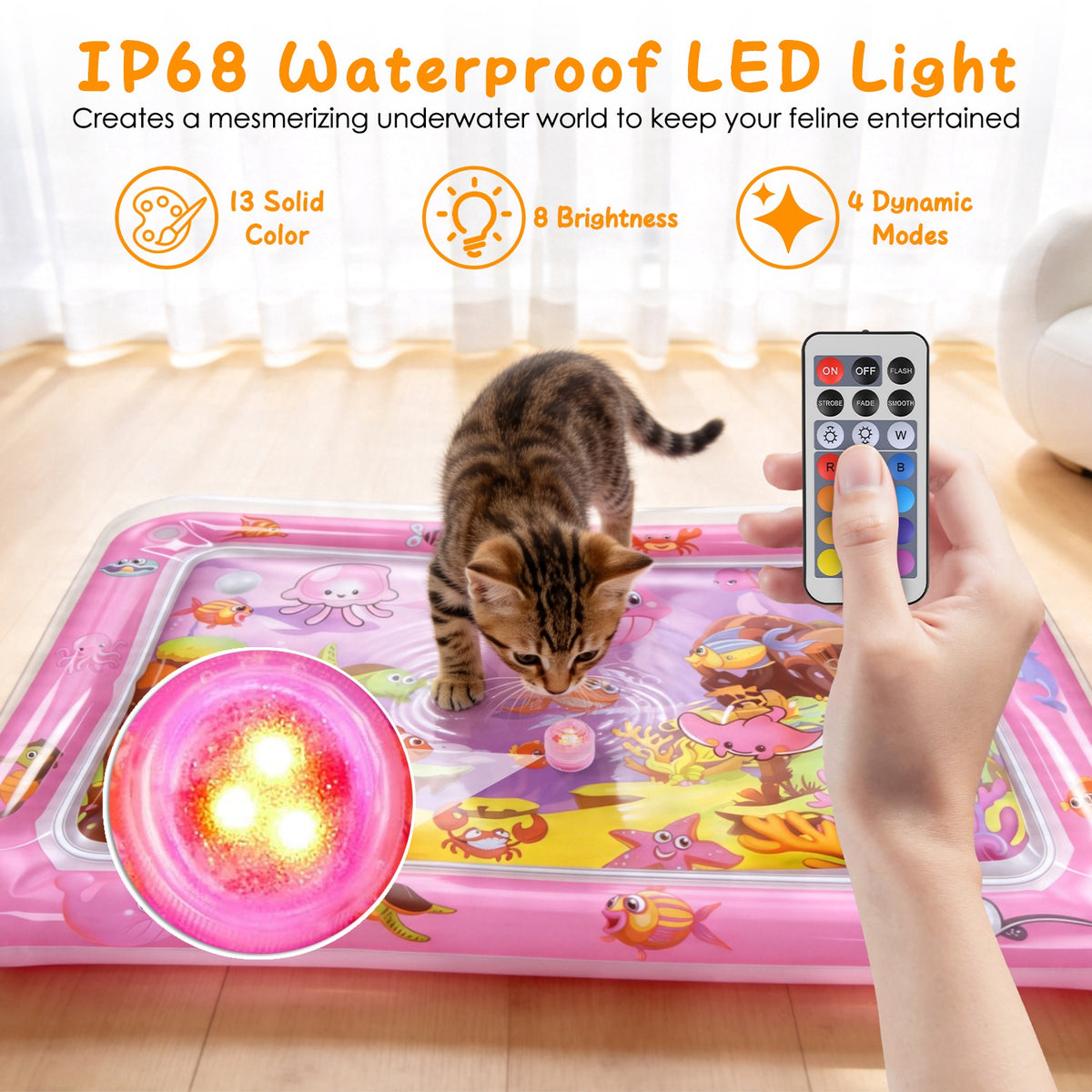 Cat Water Play Mat, view 5