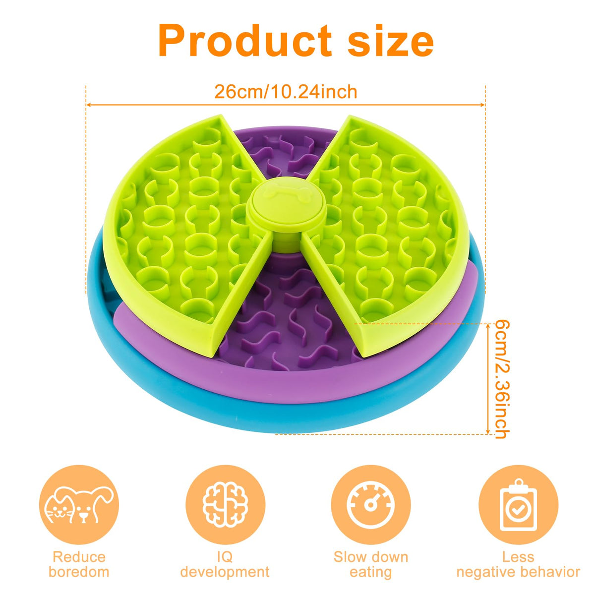 3-in-1 Slow Feeder and Lick Mat, alternate view 3